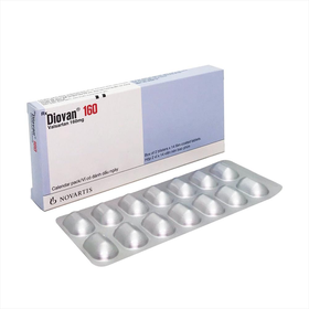 Thuốc Diovan 160 Novartis điều trị bệnh tăng huyết áp, suy tim (2 vỉ x 14 viên)