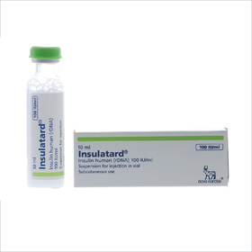 Hỗn dịch tiêm Insulatard 100IU/ml trị đái tháo đường (1 lọ x 10ml)