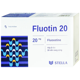 Thuốc điều trị trầm cảm, rối loạn xung lực cưỡng bức ám ảnh Fluotin 20 Stella (2 vỉ x 10 viên)
