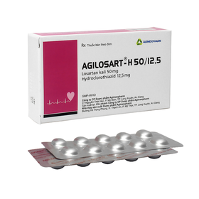 Thuốc Agilosart-H 50/12.5 hỗ trợ điều trị tăng huyết áp (hộp 3 vỉ x 10 viên)