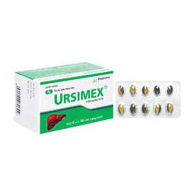 Thuốc Ursimex Imexpharm cải thiện chức năng gan (6 vỉ x 10 viên)