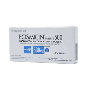 Thuốc Fosmicin 500mg điều trị nhiễm khuẩn (2 vỉ x 10 viên)