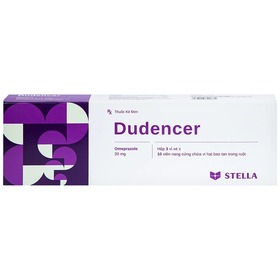 Thuốc Dudencer hỗ trợ điều trị giảm triệu chứng khó tiêu do acid (Hộp 30 viên)