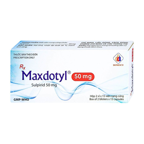 Thuốc Maxdotyl 50mg hỗ trợ điều trị chứng lo âu ở người lớn (Hộp 30 viên)
