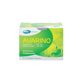 Thuốc Avarino 300mg hỗ trợ điều trị rối loạn tiêu hoá (Hộp 50 viên)