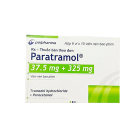 Thuốc Paratramol hỗ trợ điều trị đau khớp, đau nhức đầu (Hộp 60 viên)