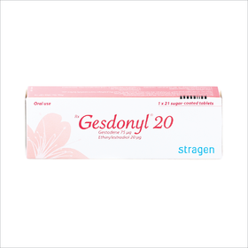 Thuốc Gesdonyl 20 thuốc tránh thai hằng ngày (1 vỉ x 21 viên)