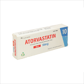 Thuốc Atorvastatin 10mg TV.Pharm điều trị tăng cholesterol toàn phần, LDL-cholesterol (3 vỉ x 10 viên)