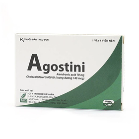 Thuốc Agostini Davipharm điều trị loãng xương (1 vỉ x 4 viên)