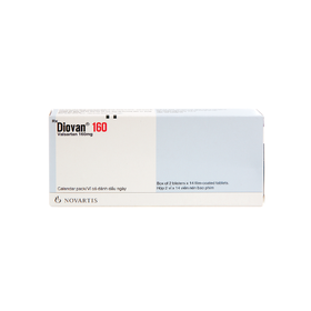 Thuốc Diovan 160 Novartis điều trị bệnh tăng huyết áp, suy tim (2 vỉ x 14 viên)
