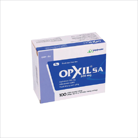 Thuốc Opxil SA 500mg điều trị các chứng nhiễm khuẩn (10 vỉ x 10 viên)
