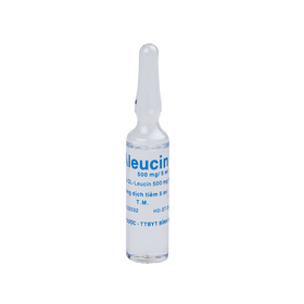 Thuốc tiêm Aleucin 500mg/5ml  hỗ trợ điều trị chóng mặt (Hộp 10 ống)