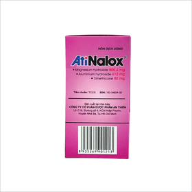 Hỗn dịch uống Antinalox điều trị viêm loét dạ dày tá tràng (20 gói x 15g)