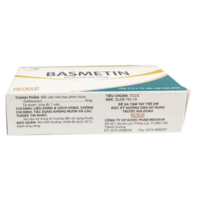 Thuốc Basmetin 6mg Điều Trị Hen Phế Quản, Viêm Khớp Dạng Thấp (Hộp 2 Vỉ X 10 Viên)