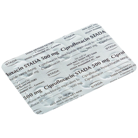 Thuốc Ciprofloxacin EG 500mg điều trị trong các trường hợp nhiễm khuẩn (10 vỉ x 10 viên)