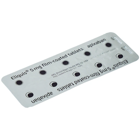 Thuốc Eliquis 5mg Phòng Ngừa Biến Cố Thuyên Tắc Huyết Khối Tĩnh Mạch, Đột Quỵ (Hộp 20 Viên)
