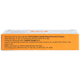 Thuốc Eliquis 5mg Phòng Ngừa Biến Cố Thuyên Tắc Huyết Khối Tĩnh Mạch, Đột Quỵ (Hộp 20 Viên)