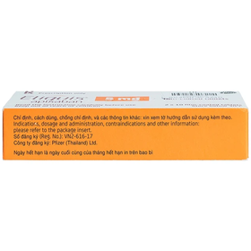Thuốc Eliquis 5mg Phòng Ngừa Biến Cố Thuyên Tắc Huyết Khối Tĩnh Mạch, Đột Quỵ (Hộp 20 Viên)