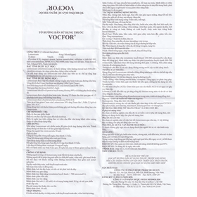 Thuốc Vocfor 4mg điều trị đau sau phẫu thuật (3 vỉ x 10 viên)