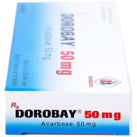 Thuốc Dorobay 50mg Domesco hỗ trợ điều trị đái tháo đường tuýp 2 (3 vỉ x 10 viên)