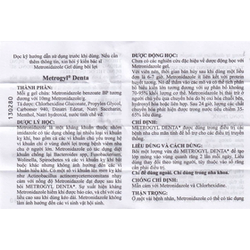 Gel bôi nha khoa Metrogyl Denta Unique Pharma điều trị các bệnh nha chu mãn tính (10g)