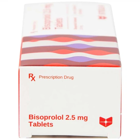 Thuốc Bisoprolol 2.5mg Stella hỗ trợ điều trị tăng huyết áp, đau thắt ngực mạn tính ổn định (Hộp 3 vỉ x 10 viên)