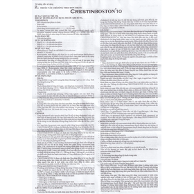 Thuốc Crestin 10mg hỗ trợ điều trị tăng cholesterol máu nguyên phát (Hộp 70 viên)