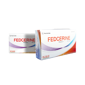 Thuốc Fedcerine 500mg Điều Trị Viêm Loét Đại Tràng (Hộp 3 vỉ x 10 viên)