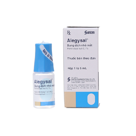 Thuốc nhỏ mắt Alegysal 0.1% Santen điều trị viêm kết mạc dị ứng (5ml)
