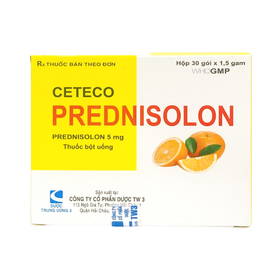  Thuốc Ceteco Prednisolon 5mg Thuốc Ceteco Prednisolon 5mg