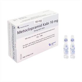 Thuốc tiêm Metoclopramid 10mg/2ml kích thích nhu động dạ dày (Hộp 12 ống)