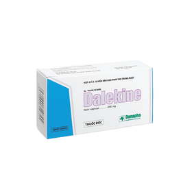 Thuốc Dalekine 200mg Điều Trị Động Kinh (Hộp 4 Vỉ X 10 Viên)