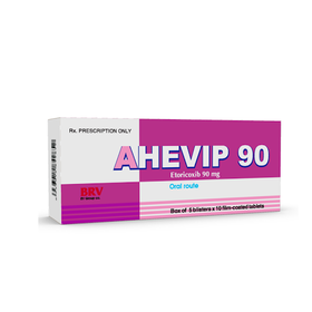 Thuốc AHEVIP 90MG điều trị viêm xương khớp (5 vỉ x 10 viên)