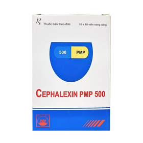 Thuốc Cephalexin PMP 500 Pymepharco điều trị nhiễm khuẩn (10 vỉ x 10 viên)