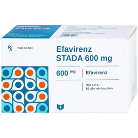 Thuốc Efavirenz 600mg phòng ngừa sau phơi nhiễm HIV (3 vỉ x 10 viên)