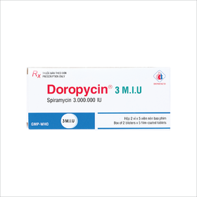 Thuốc Doropycin 3M.I.U hỗ trợ điều trị nhiễm khuẩn (Hộp 10 viên)