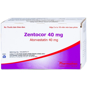 Thuốc Zentocor 40mg hỗ trợ điều trị hỗ trợ cho chế độ ăn kiêng (Hộp 30 viên)