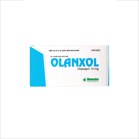 Thuốc Olanxol 10mg Danapha điều trị tâm thần phân liệt (Hộp 10 vỉ x 10 viên)