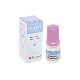 Thuốc  nhỏ mắt Philmoxista trị nhiễm khuẩn mắt (5ml)