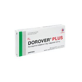 Thuốc Dorover Plus 4/1,25 mg điều trị tăng huyết áp nguyên phát (1 vỉ x 30 viên)