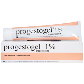 Gel Progestogel 1% điều trị các bệnh vú lành tính (80g)