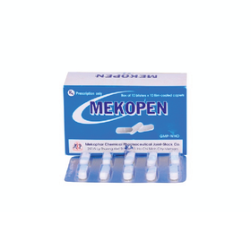 Thuốc MEKOPEN 1M điều trị các nhiễm khuẩn do các vi khuẩn nhạy cảm (10 vỉ x 10 viên)