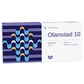 Thuốc Olanstad 10 Stada điều trị bệnh tâm thần phân liệt (3 vỉ x 10 viên)