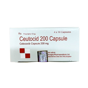 Thuốc Ceutocid 200Mg Capsule Điều Trị Thoái Hóa Khớp, Viêm Khớp Dạng Thấp (Hộp 3 Vỉ X 10 Viên)