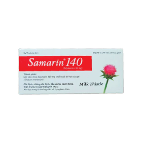 Thuốc Samarin 140mg điều trị viêm gan và xơ gan (10 vỉ x 10 viên)