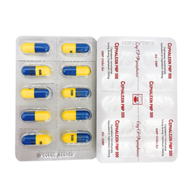 Thuốc Cephalexin PMP 500 Pymepharco điều trị nhiễm khuẩn (10 vỉ x 10 viên)