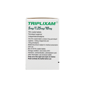 Thuốc Triplixam 5mg/1.25mg/10mg Servier điều trị tăng huyết áp (30 viên)
