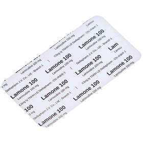 Viên nén Lamone 100 Stella điều trị viêm gan siêu vi B mãn tính (3 vỉ x 10 viên)