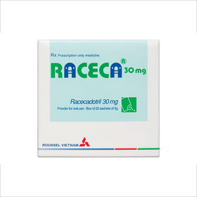 Bột uống Raceca 30mg điều trị tiêu chảy cấp (20 gói x 3g)