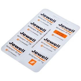 Thuốc Jewell 30mg Davipharm điều trị các đợt trầm cảm nặng (4 vỉ x 7 viên)